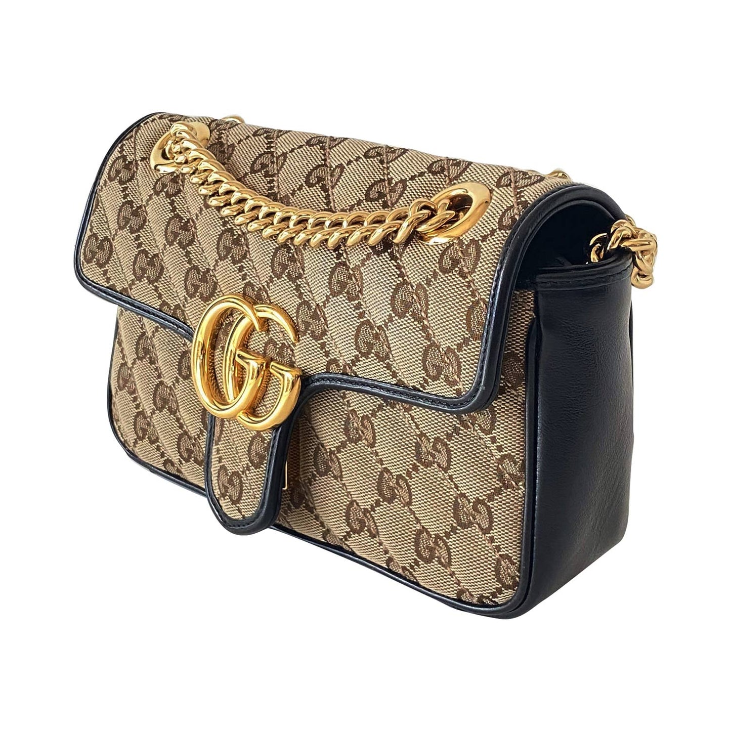 Gucci GG Marmont Leather Chain Shoulder Bag Style 2