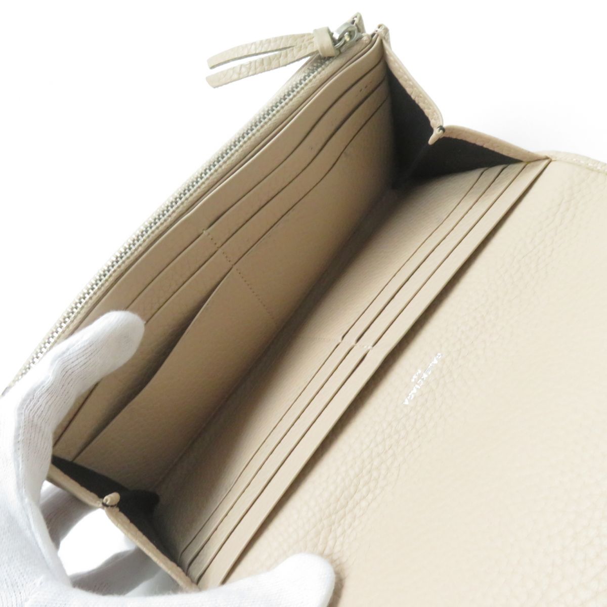 BALENCIAGA Long Wallet Purse Main: Leather pink beige Women