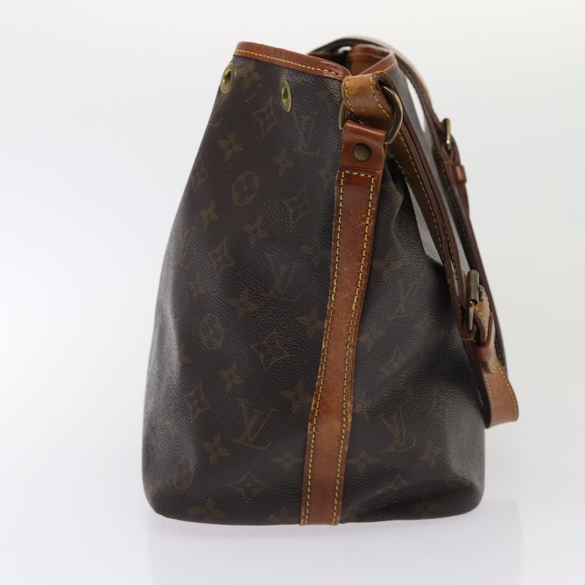 LOUIS VUITTON Monogram Petit Noe Shoulder Bag M42226 LV Auth hk1409