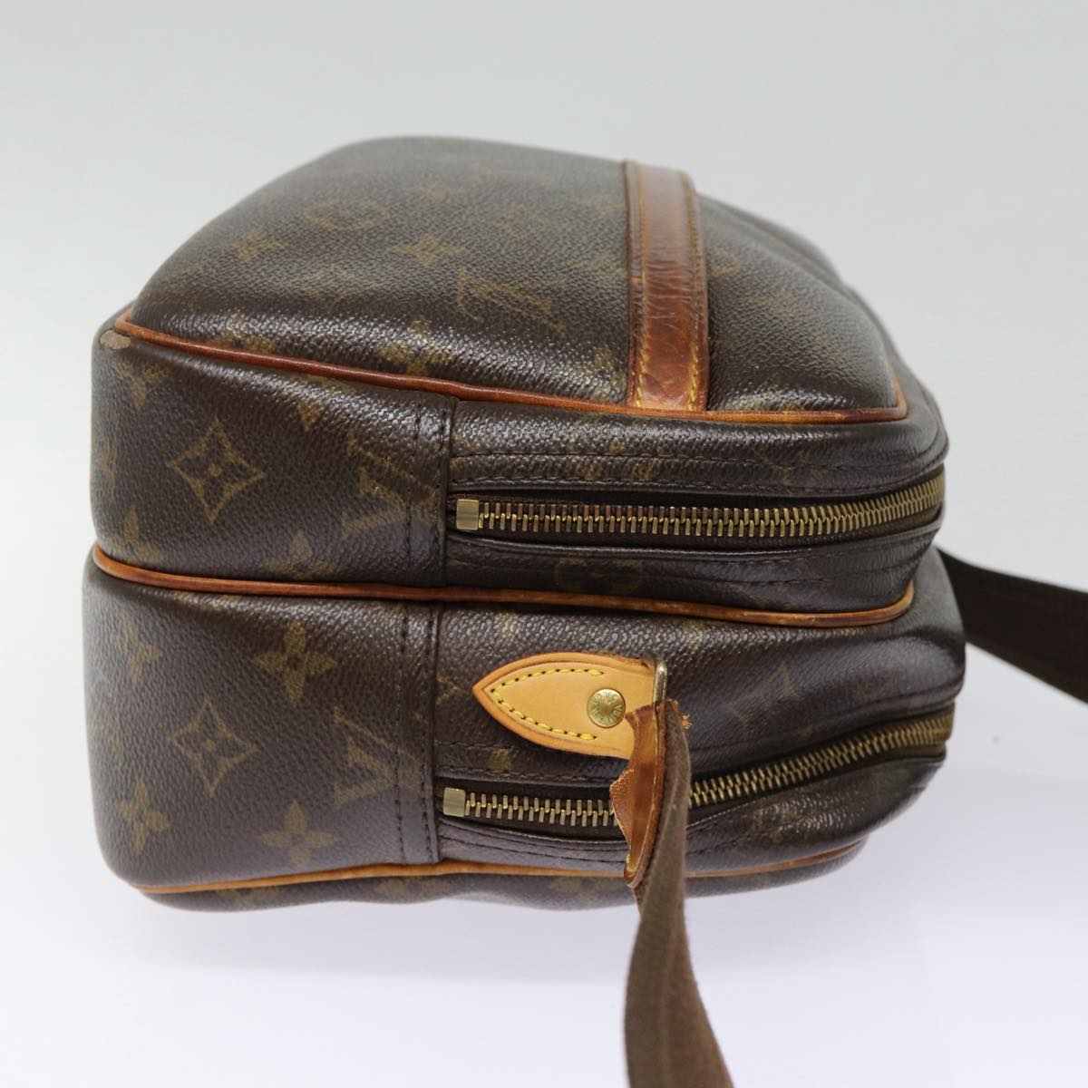 LOUIS VUITTON Monogram Reporter PM Shoulder Bag M45254 LV Auth hk1625