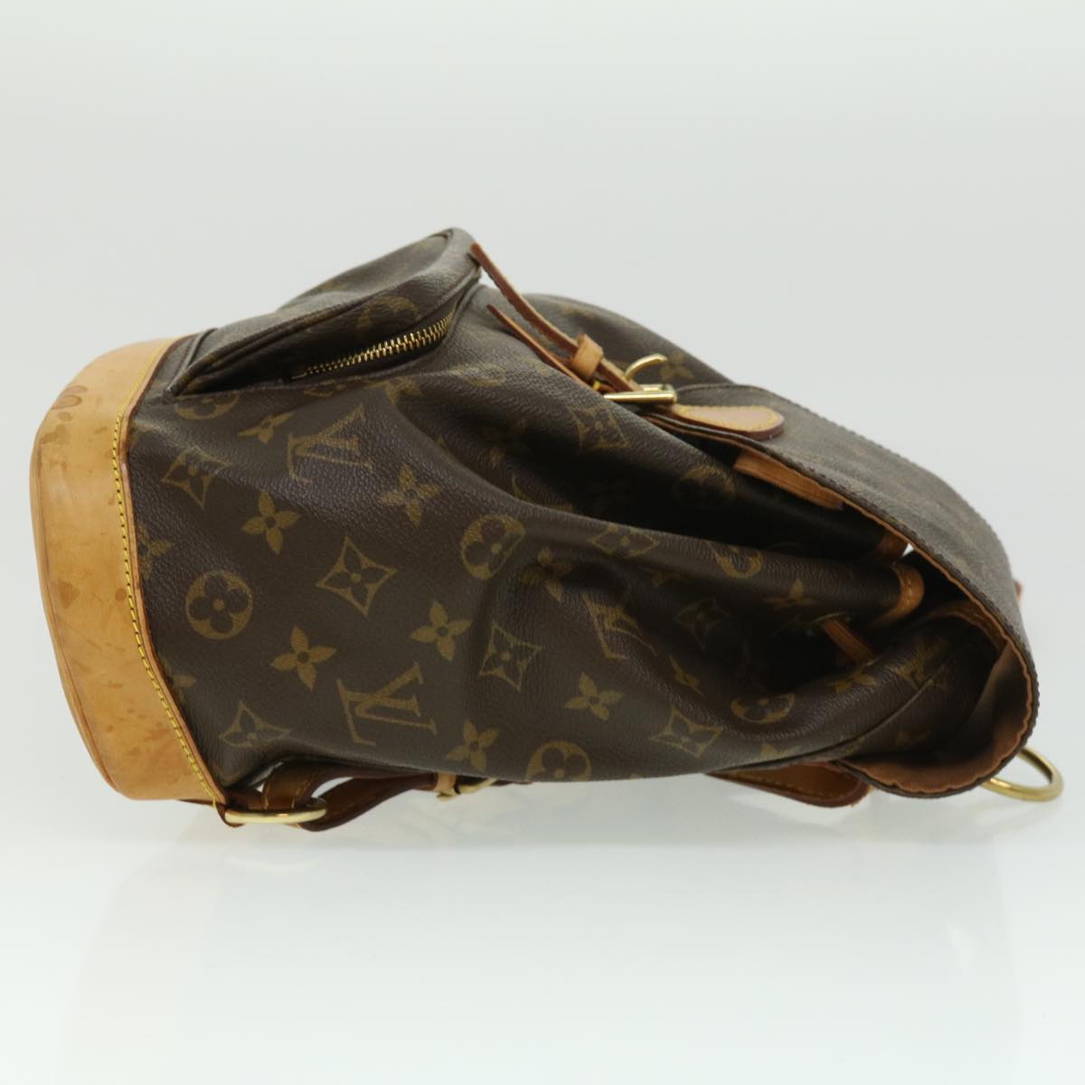 LOUIS VUITTON Monogram Montsouris MM Backpack M51136 LV Auth hs1543