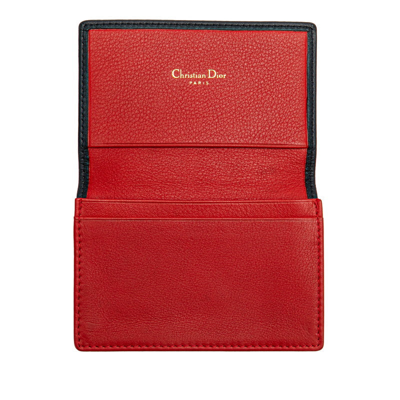 Dior CD Logo Leather Card Case