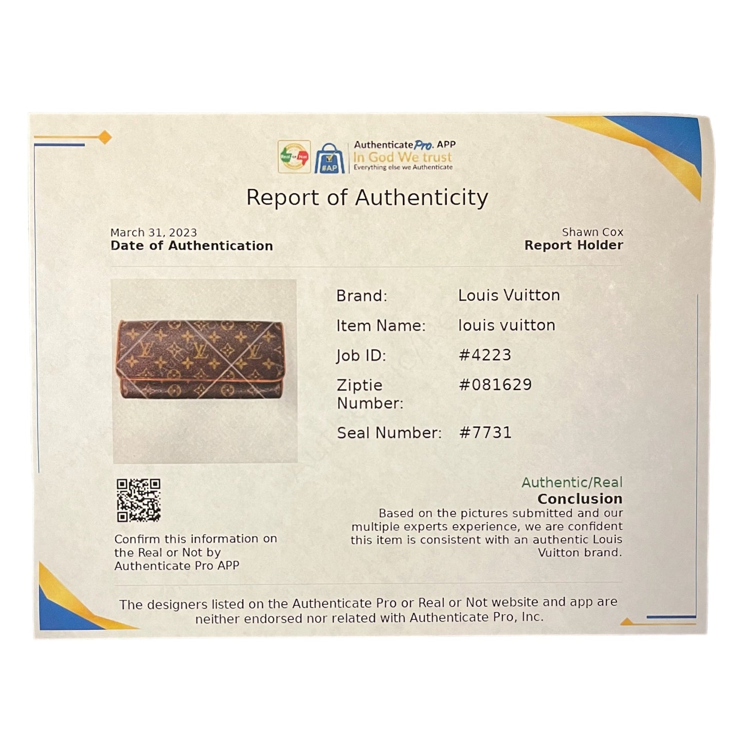Clutch Luxury Designer By Louis Vuitton Size: Medium