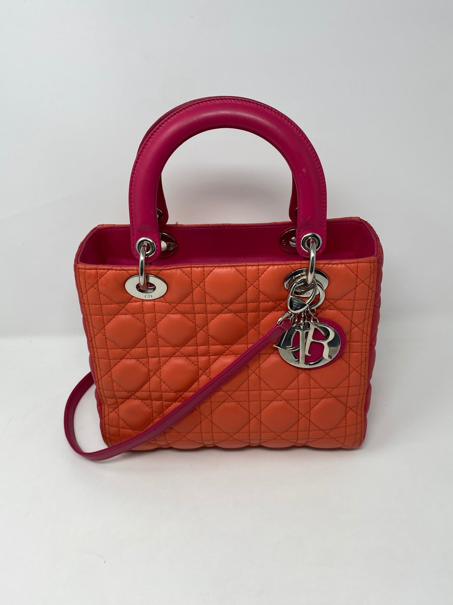 Dior Lady Dior Leather Handbag