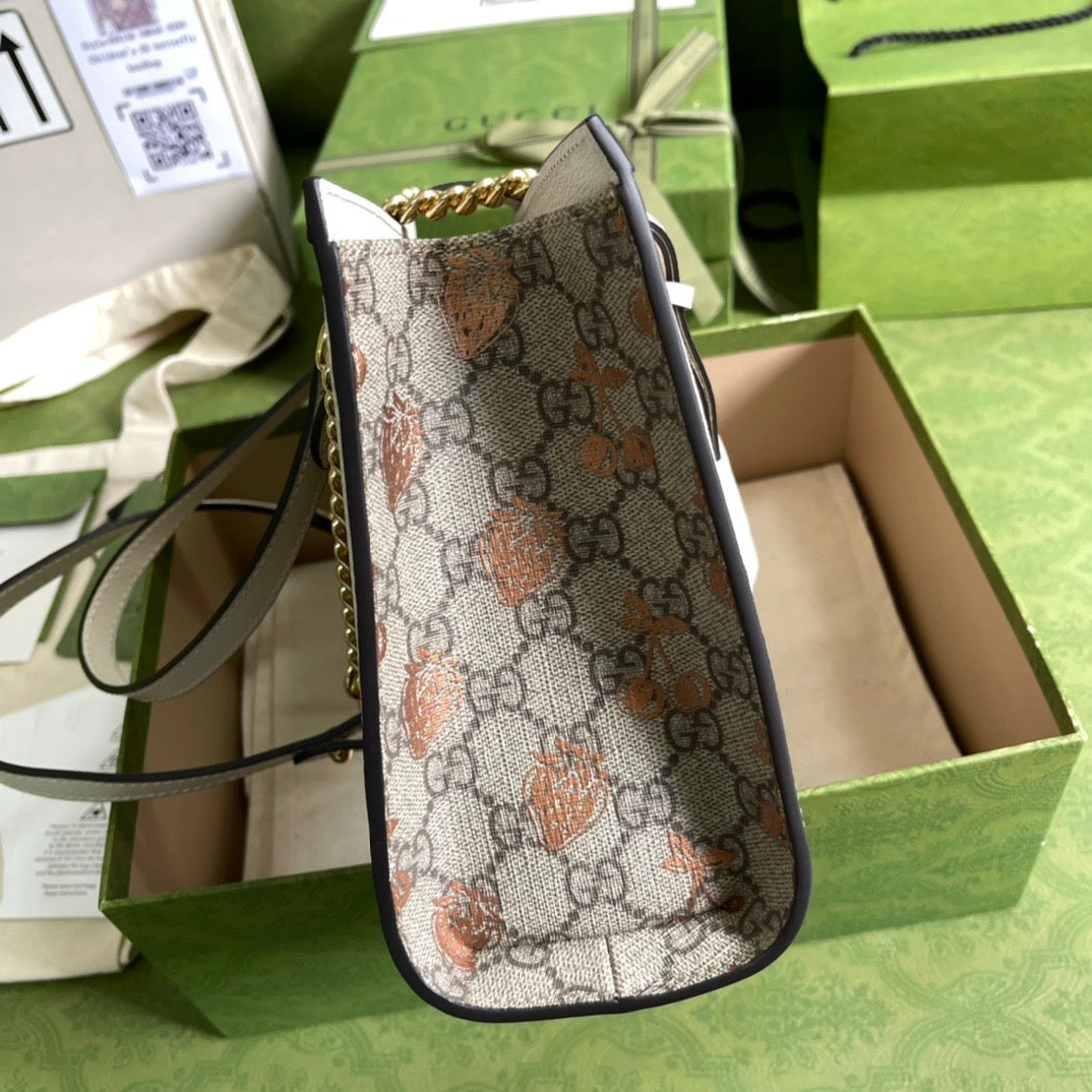 Gucci Padlock Leather Chain Tote Style 2