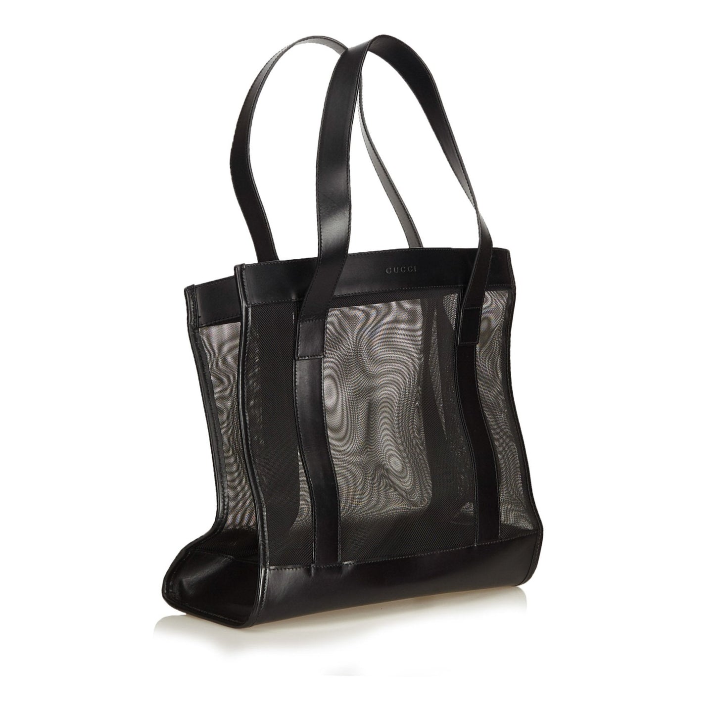 Gucci Black Leather Tote Style 5