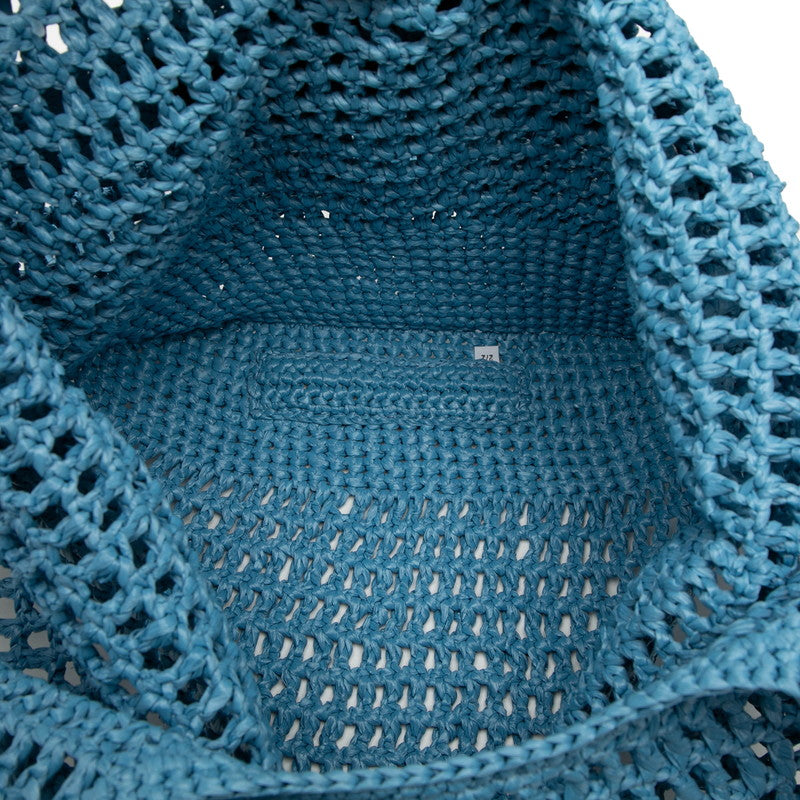 Prada Crochet Raffia Handbag