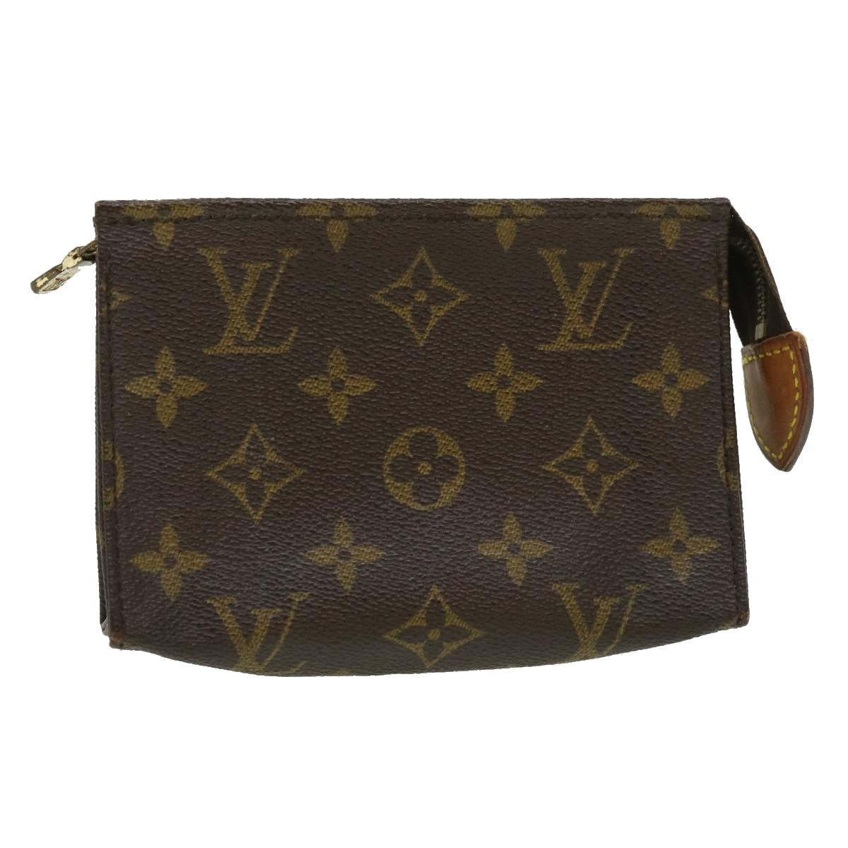 LOUIS VUITTON Monogram Poche Toilette 15 Pouch LV Auth ki2186 Clutch