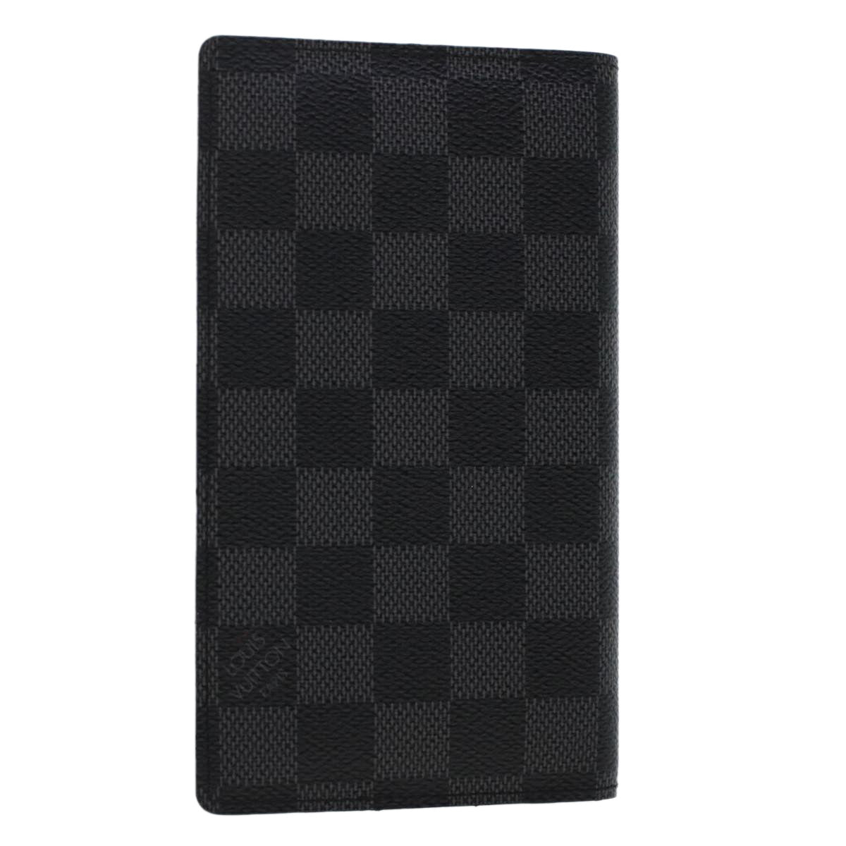 LOUIS VUITTON Damier Graphite Agenda Poche Note Cover R20975 LV ki3175