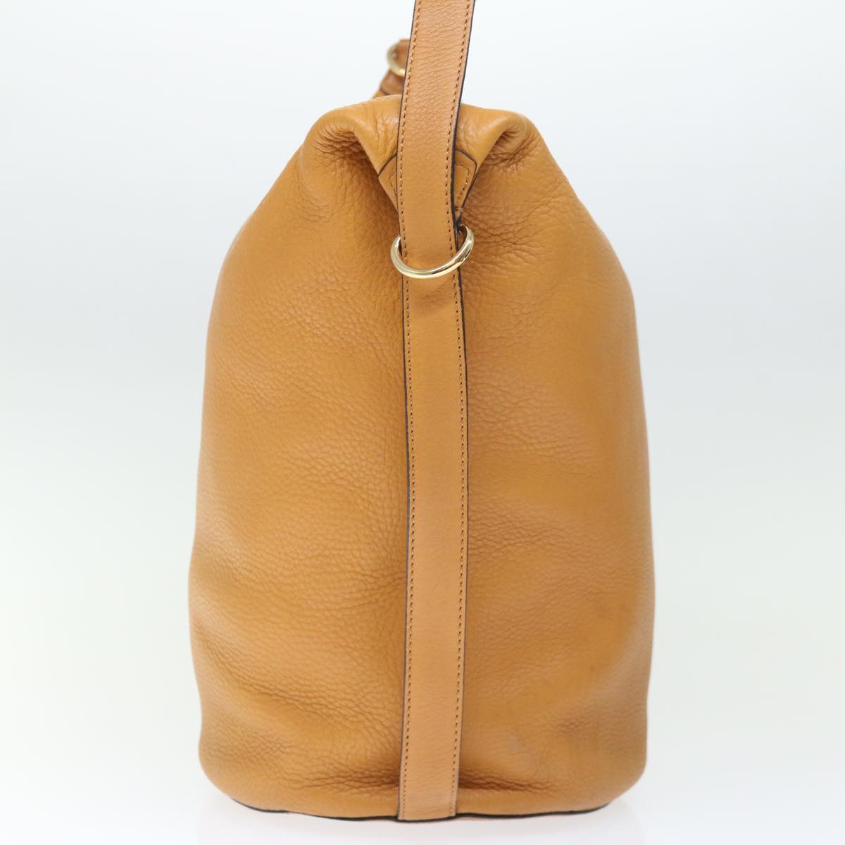Luxury CELINE Shoulder Bag Leather Beige ki4346