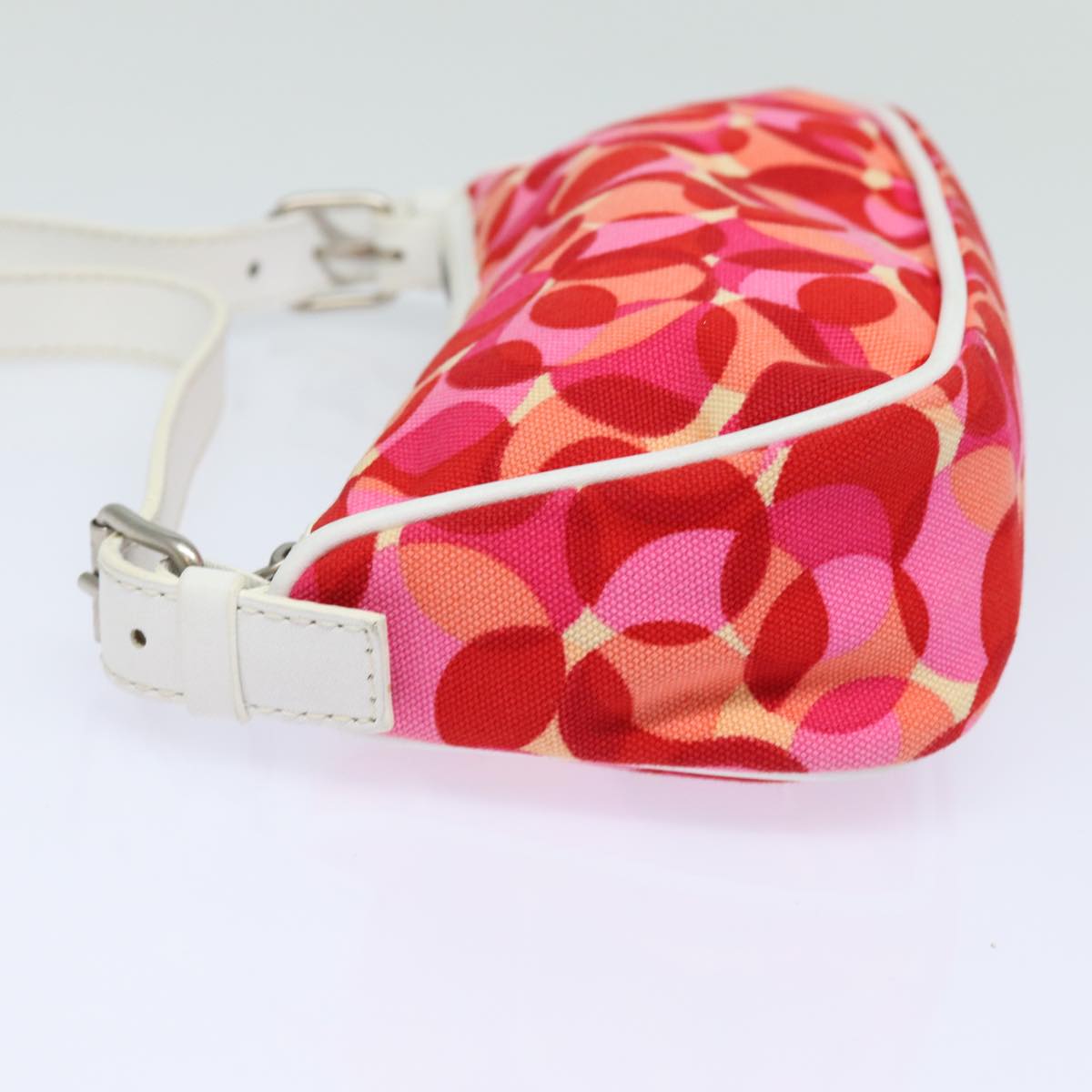 Luxury CELINE Pouch Canvas Pink Red ki4572