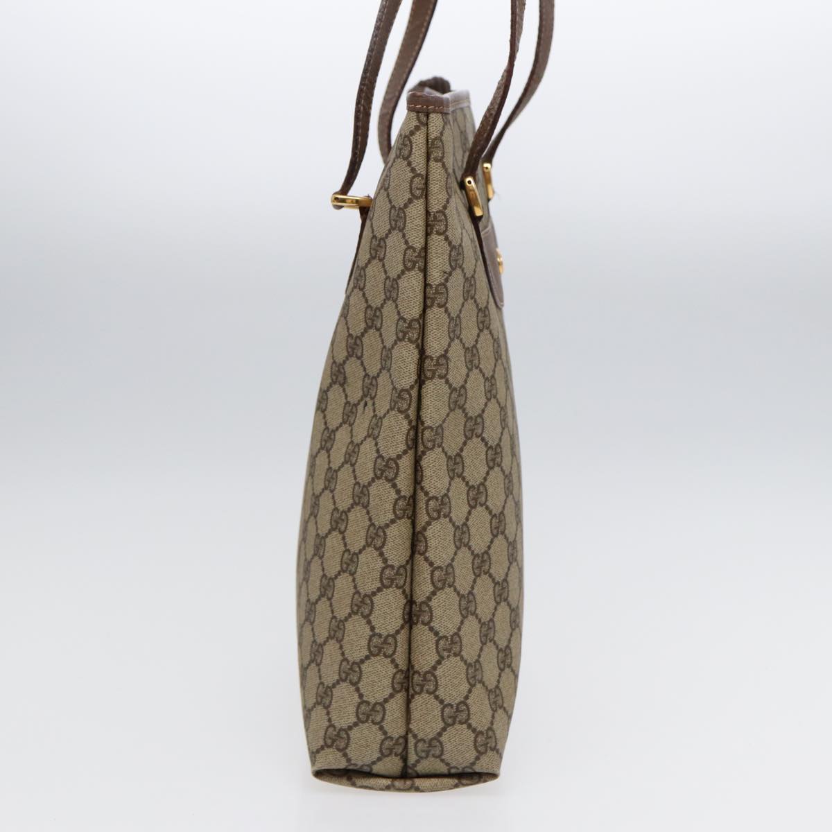 Gucci Leather Canvas Tote
