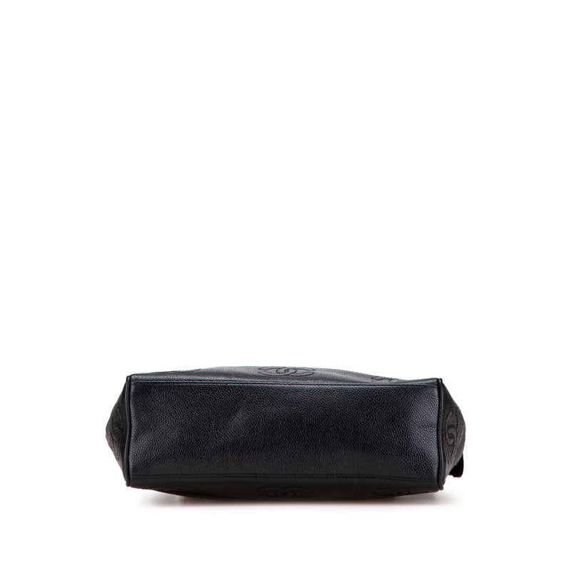 Chanel Coco Mark Caviar Skin Tote Bag
