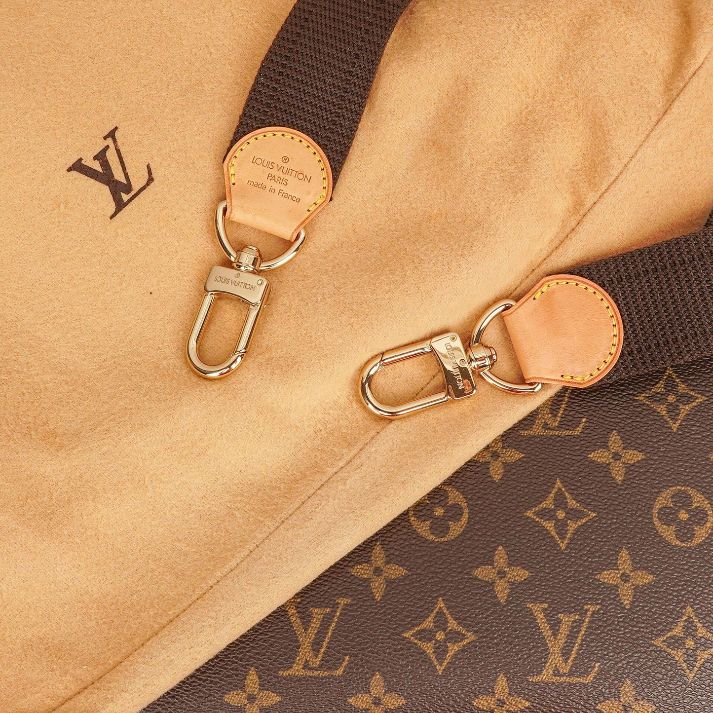 Louis Vuitton Alize 45 Monogram Coated Canvas Travel Bag, 2002