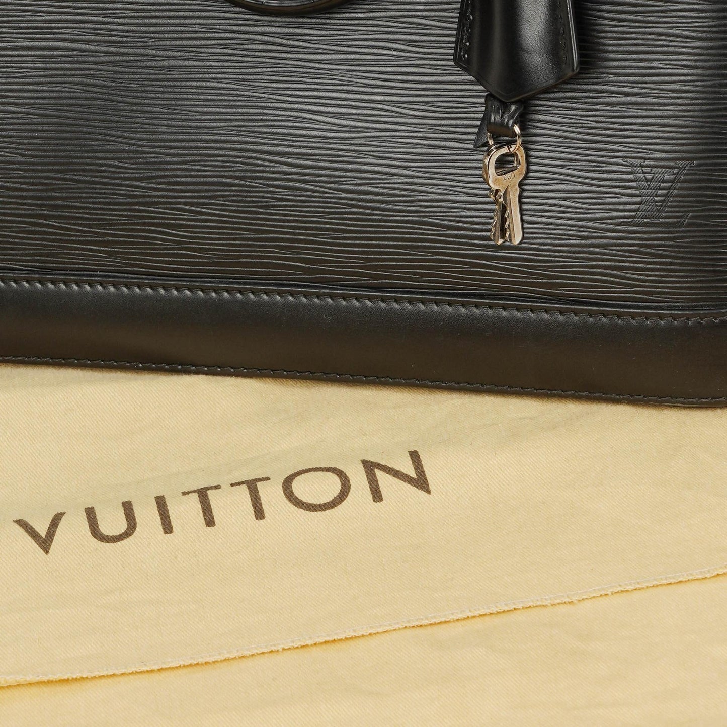 Louis Vuitton Alma PM Black Epi Leather Handbag