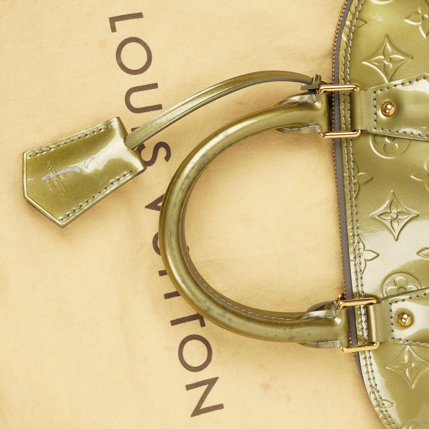 Louis Vuitton Alma PM Monogram Vernis Leather Handbag
