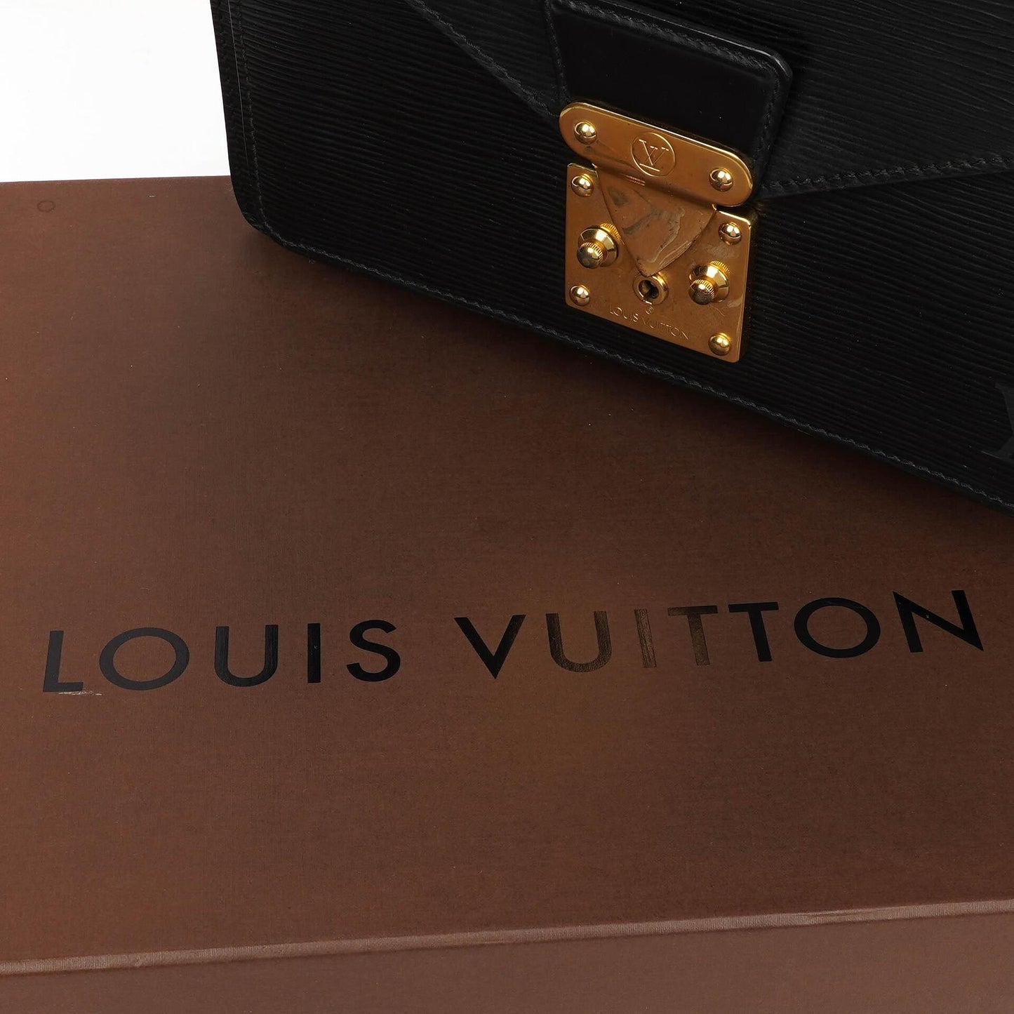 Louis Vuitton Monceau Black EPI Leather Handbag