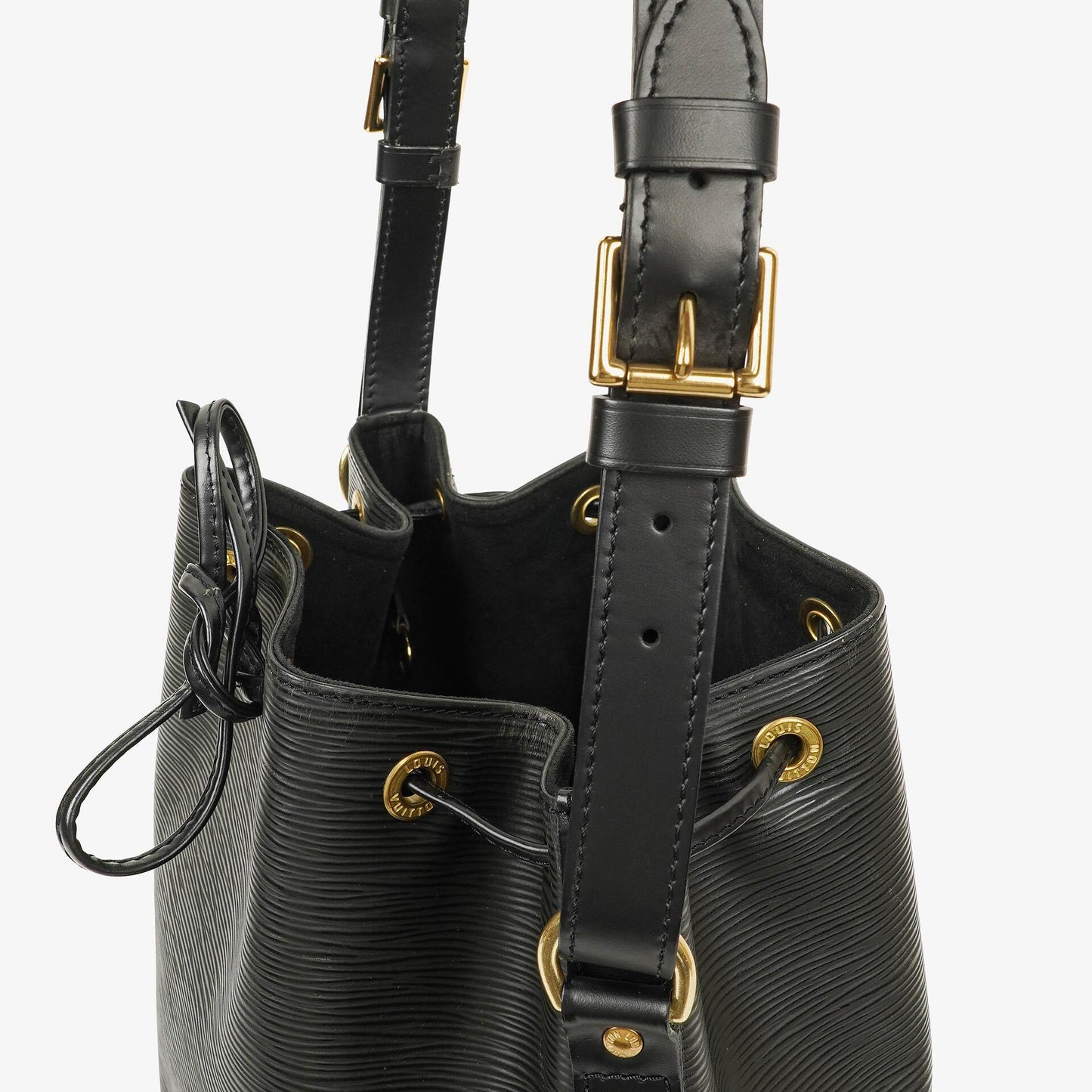 Louis Vuitton Petit Noe Black EPI Leather Shoulder Bag