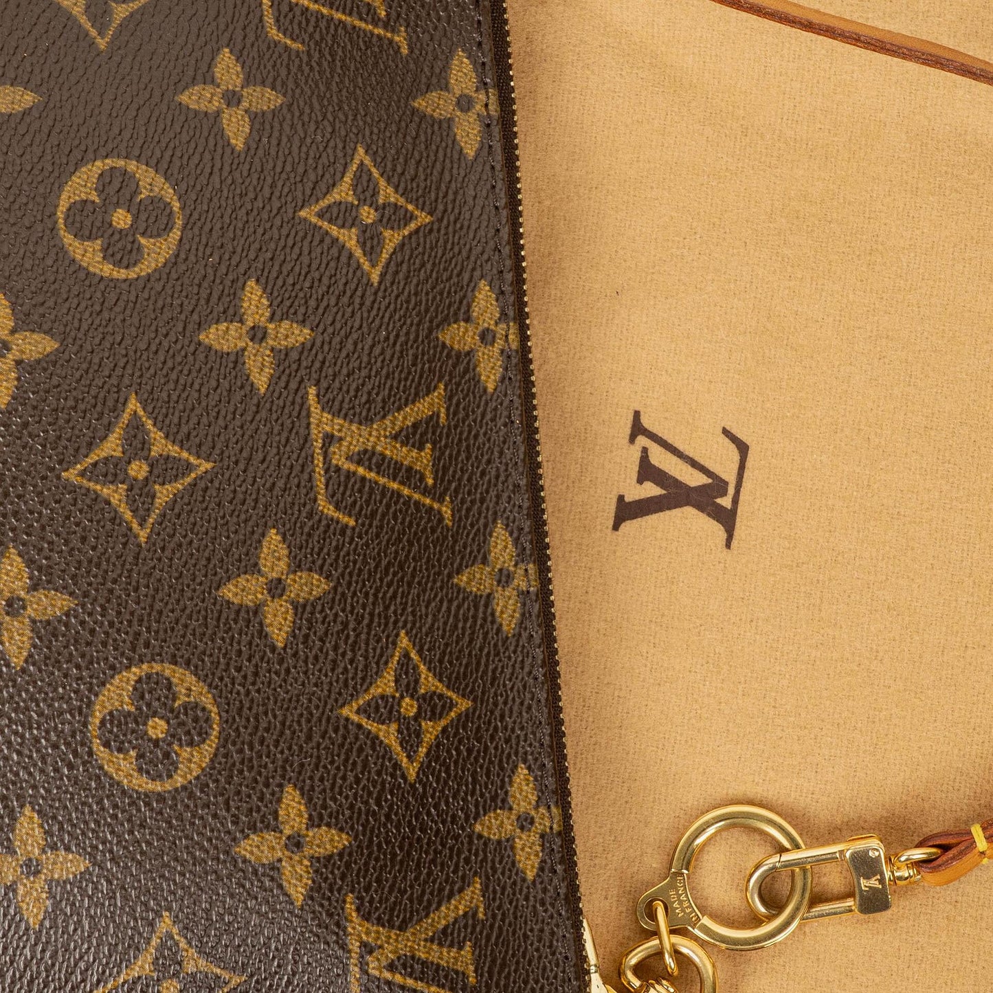 Louis Vuitton Pochette Accessoires Monogram Canvas Clutch Bag