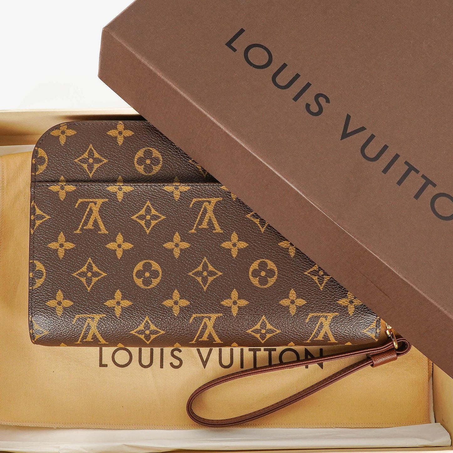Louis Vuitton Pochette Orsay Monogram Clutch Bag