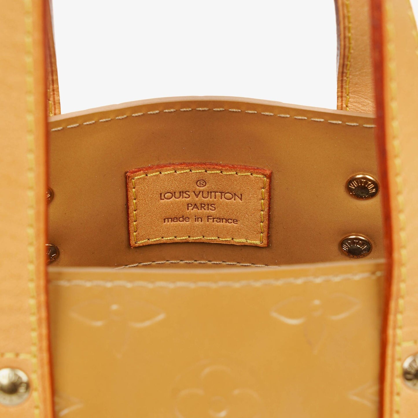 Louis Vuitton Reade PM Beige Monogram Vernis Bag, 2006
