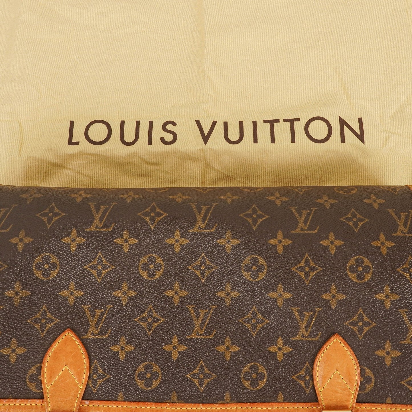 Louis Vuitton Sac Gibeciere GM Monogram Canvas Shoulder Bag