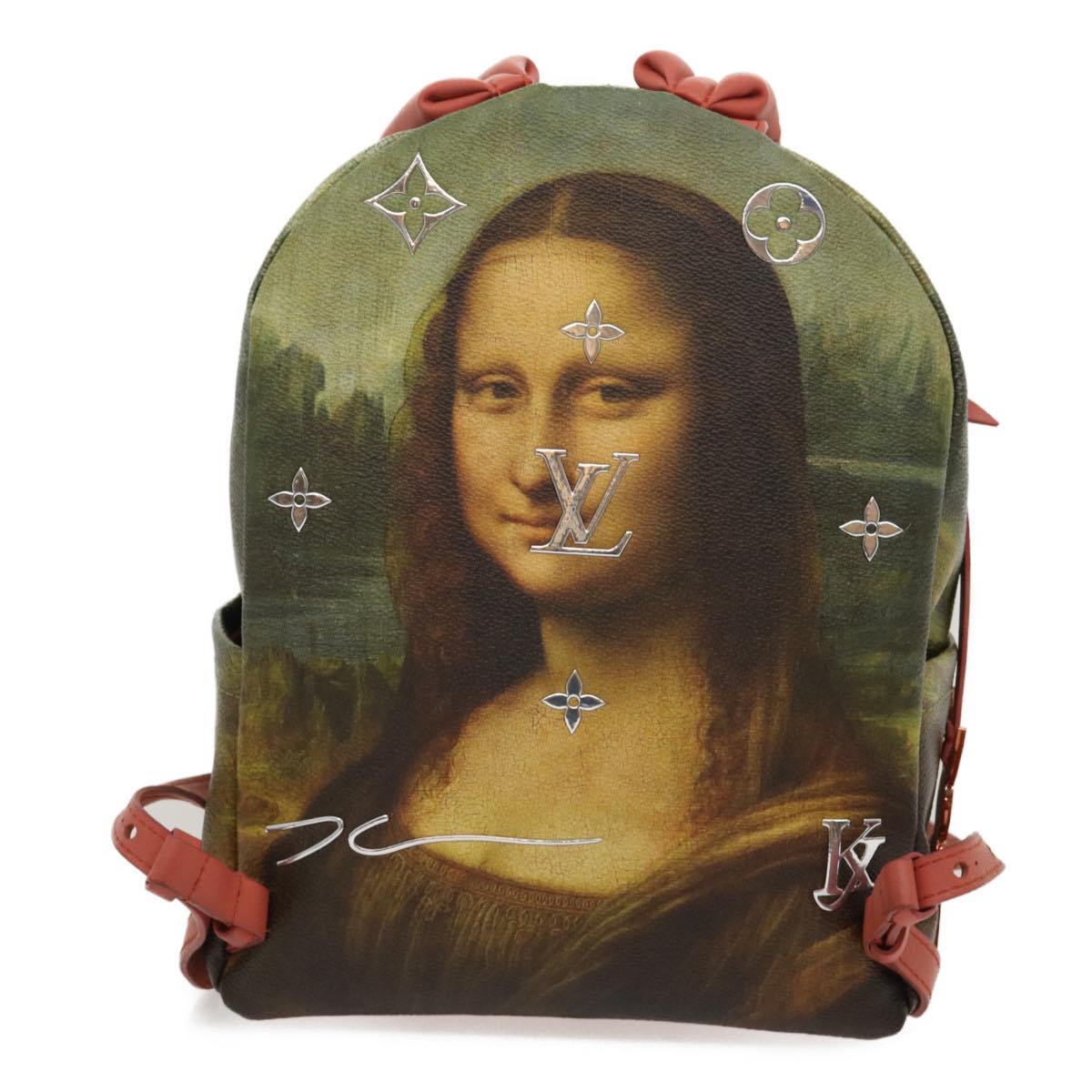 LOUIS VUITTON MastersCollection DaVinci Palm Springs Backpack M43375 Auth lt421A