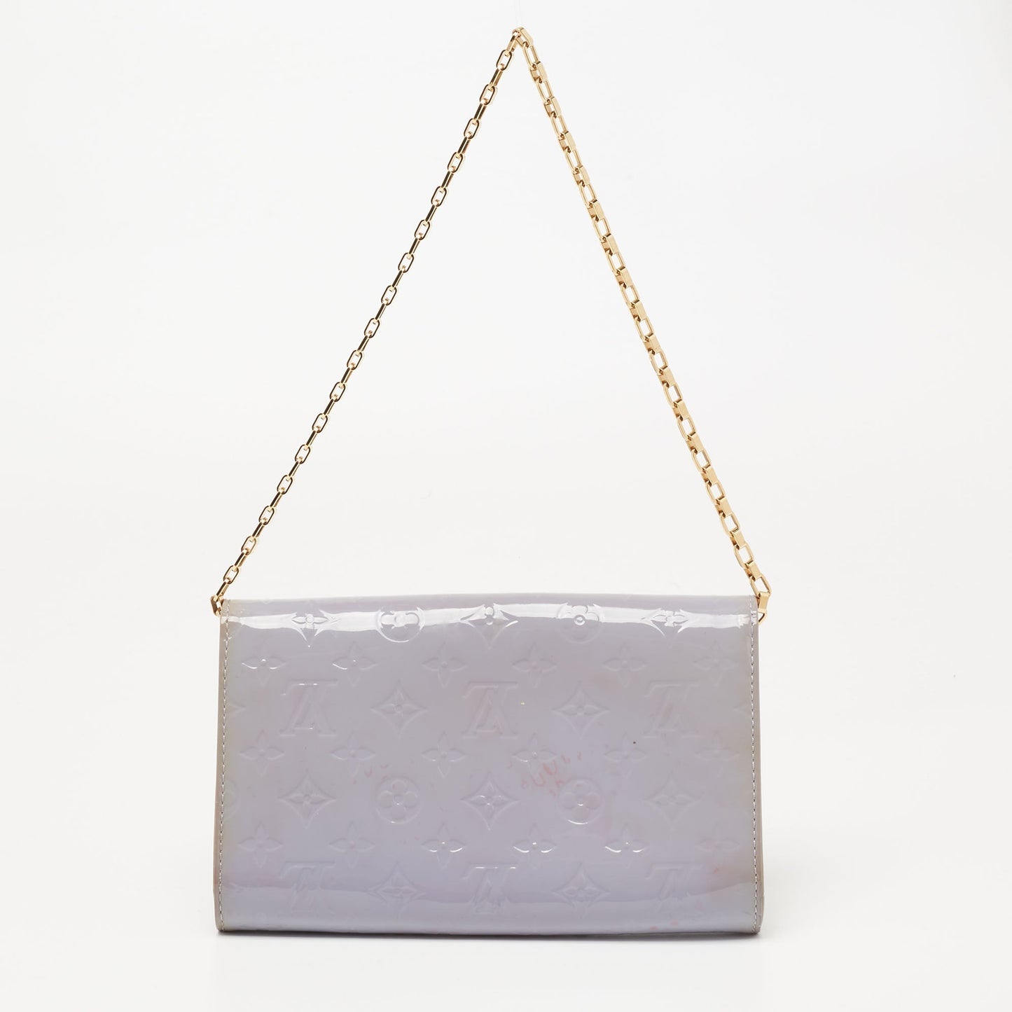 Louis Vuitton Lilac Monogram Vernis Ana Clutch Bag