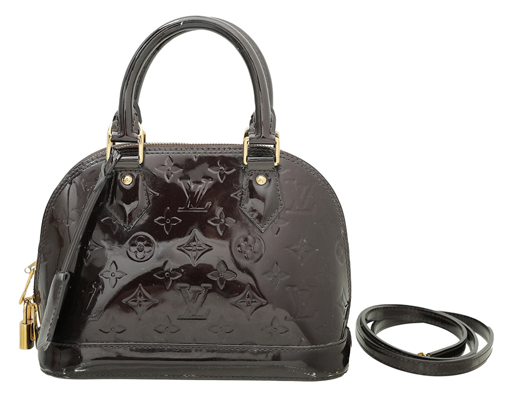 Louis Vuitton Amarante Monogram Vernis Alma BB Bag