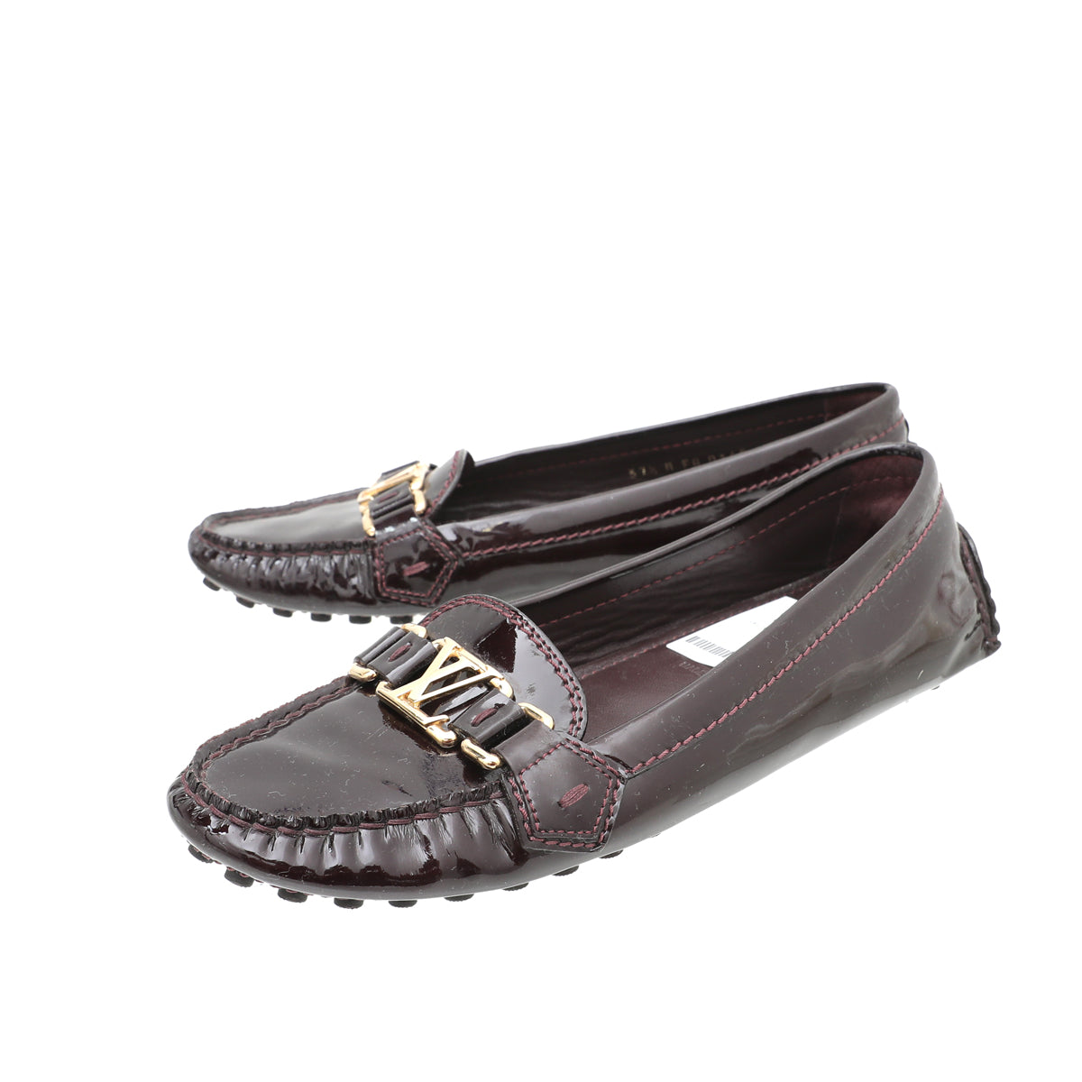 Louis Vuitton Amarante Oxford Loafers 37.5