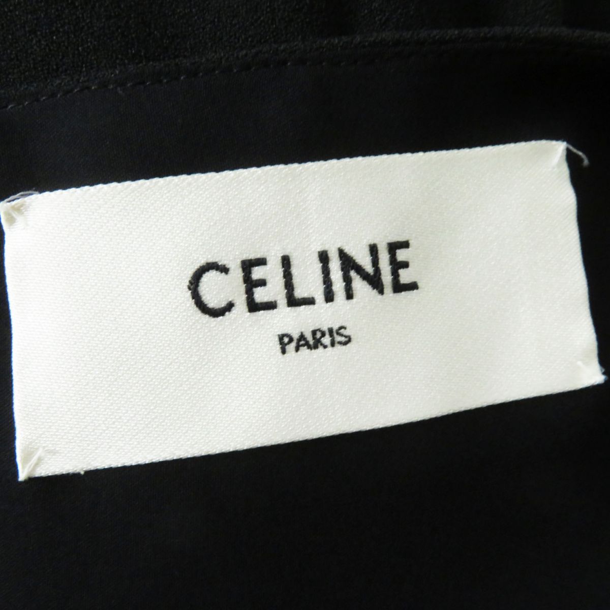 CELINE one piece Outer: 53% acetate, Outer: 47% rayon, Lining: 100% silk black Women 34