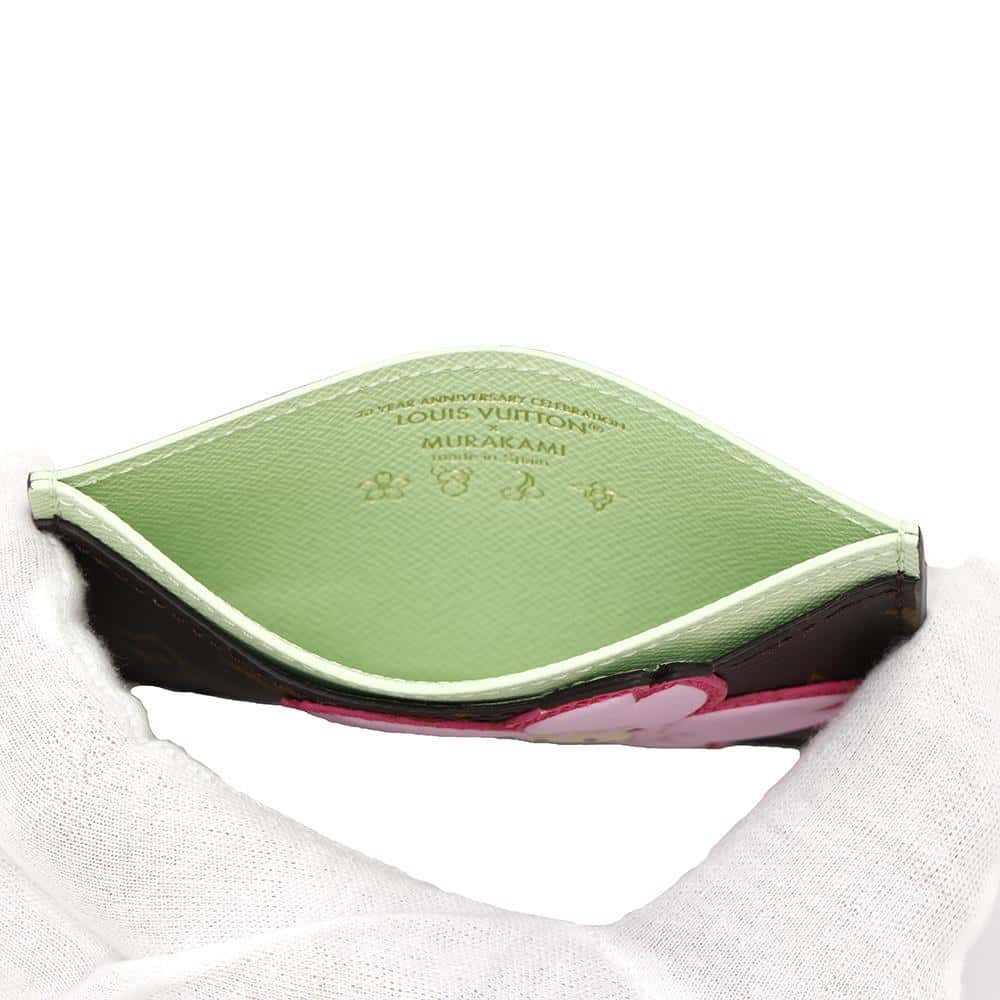 LOUIS VUITTON LV Ã TM Card Case Porto Carte Simple Sakura BrownM13429 Monogram