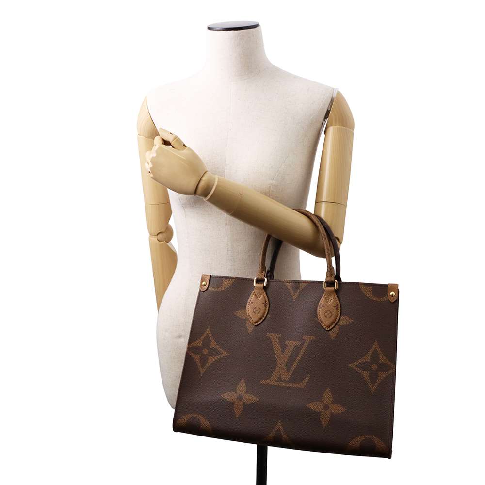 LOUIS VUITTON Onthego RedM45321 Monogram Monogram Reverse Canvas Monogram Giant Size MM