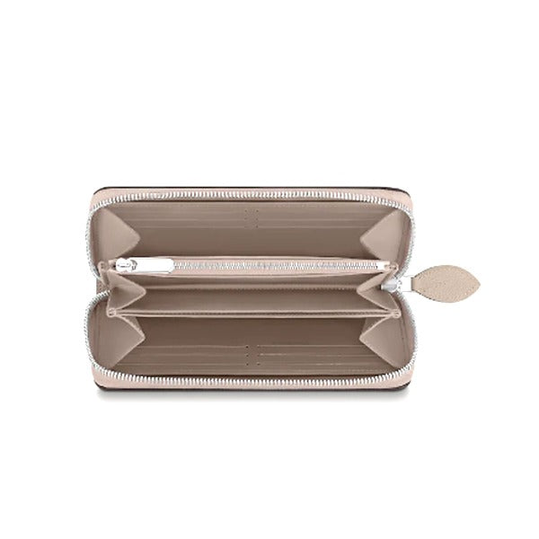 LOUIS VUITTON Long Wallet Purse M69821 Monogram Mahina Galle Zip Around Monogram Mahina Zippy wallet unisex(Unisex)