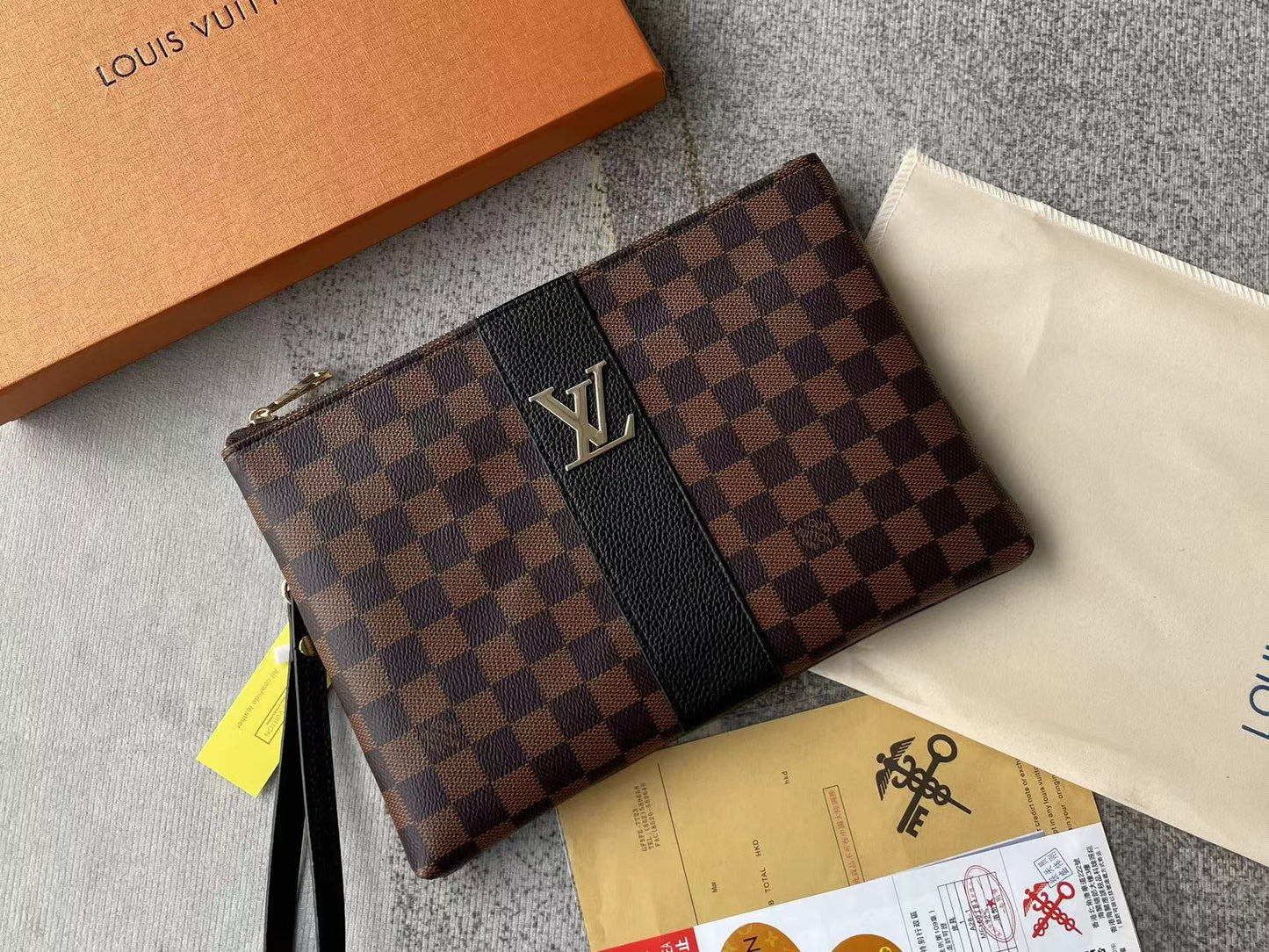 Louis vuitton handbag (wristlet bag)
