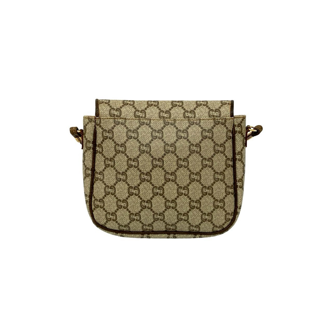 Gucci Old Gucci Plus Leather PVC Shoulder Bag