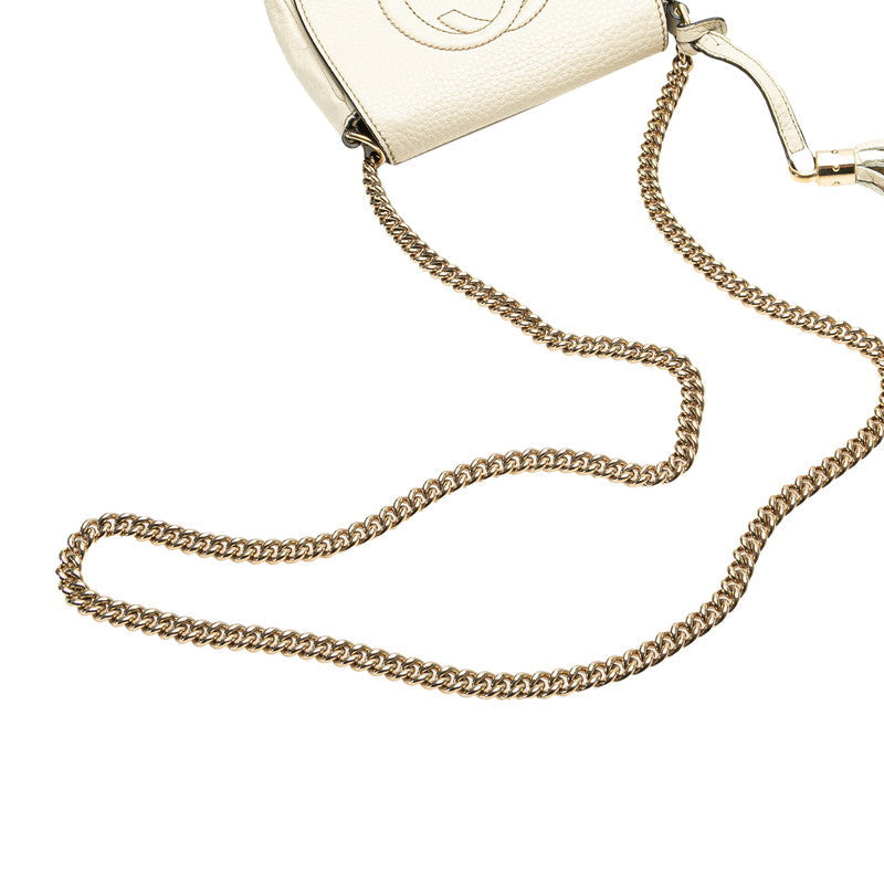 Gucci Soho Interlocking G Leather Shoulder Bag