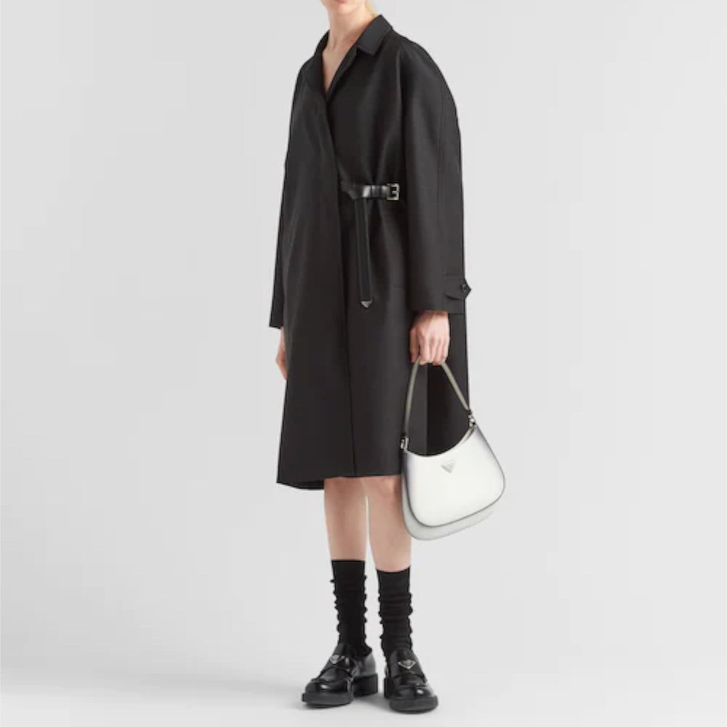 Prada Cleo brushed leather shoulder bag