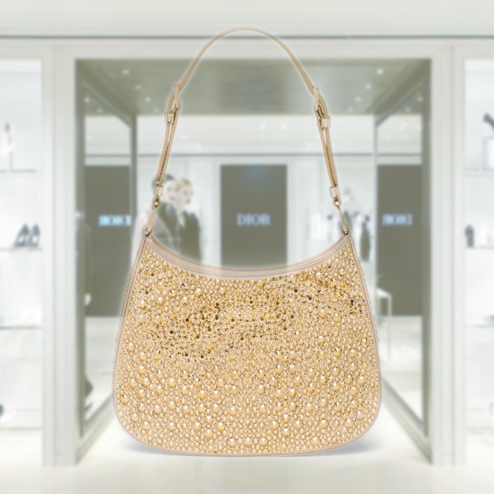 Prada Cleo satin bag with crystals