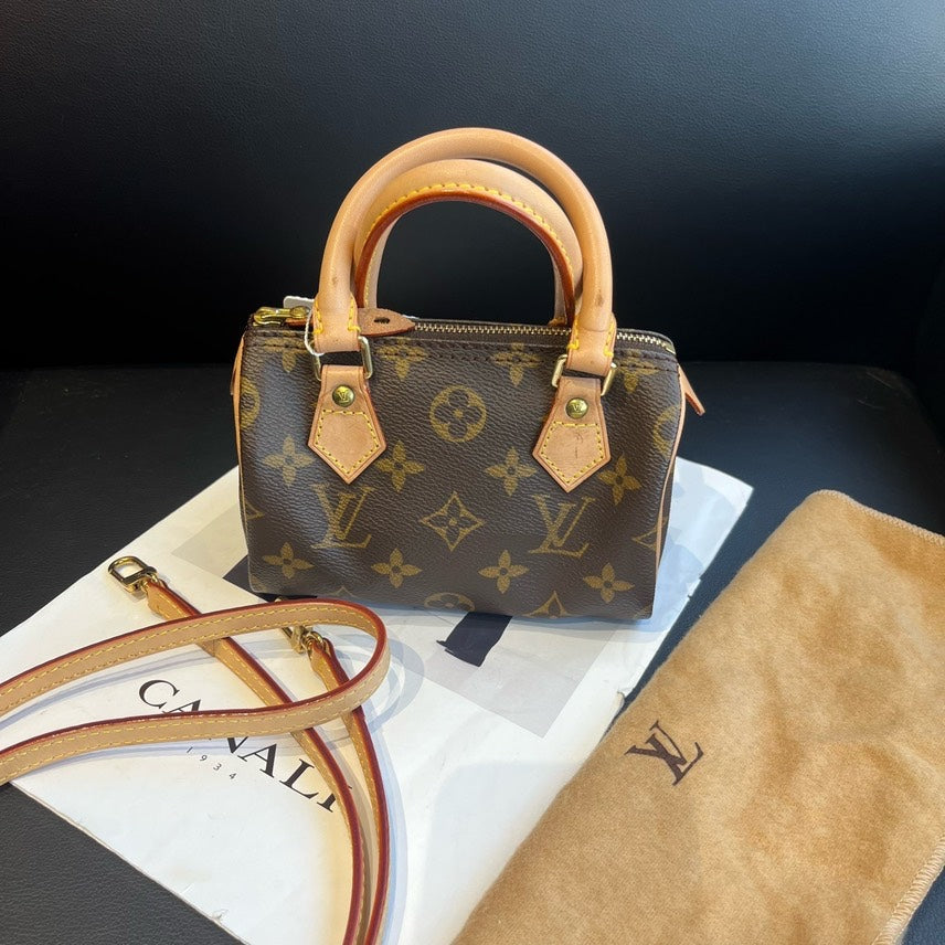 Louis Vuitton Nano Monogram Canvas Brown 16x10x7 Handbag