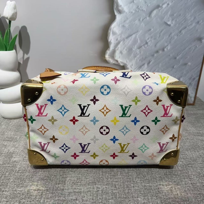 Louis Vuitton Multicolor White Bag