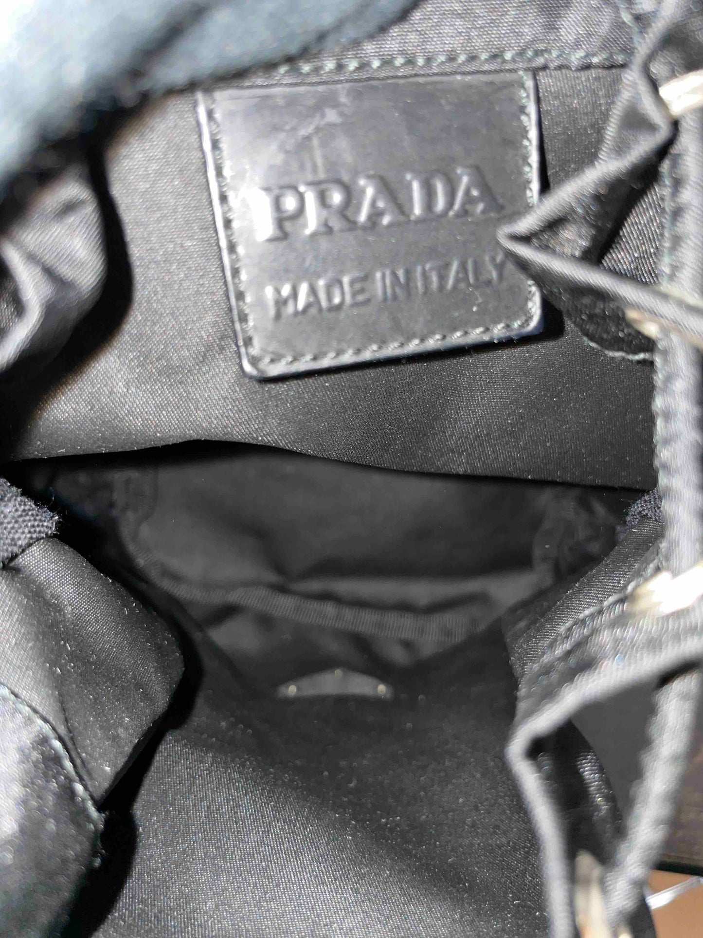 Prada Nylon Drawing Bag JZ38030300 Black Bucket Bag