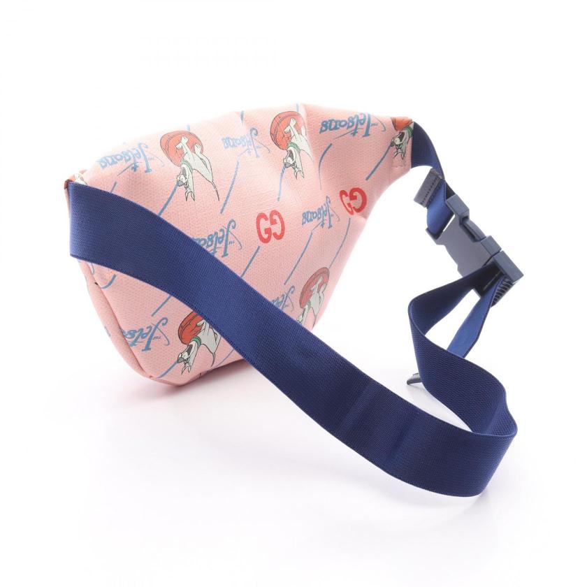 GUCCI GUCCI Ã The Jetsons Children's body bag waist bag PVC Coral pink multicolor kids 2101219227672