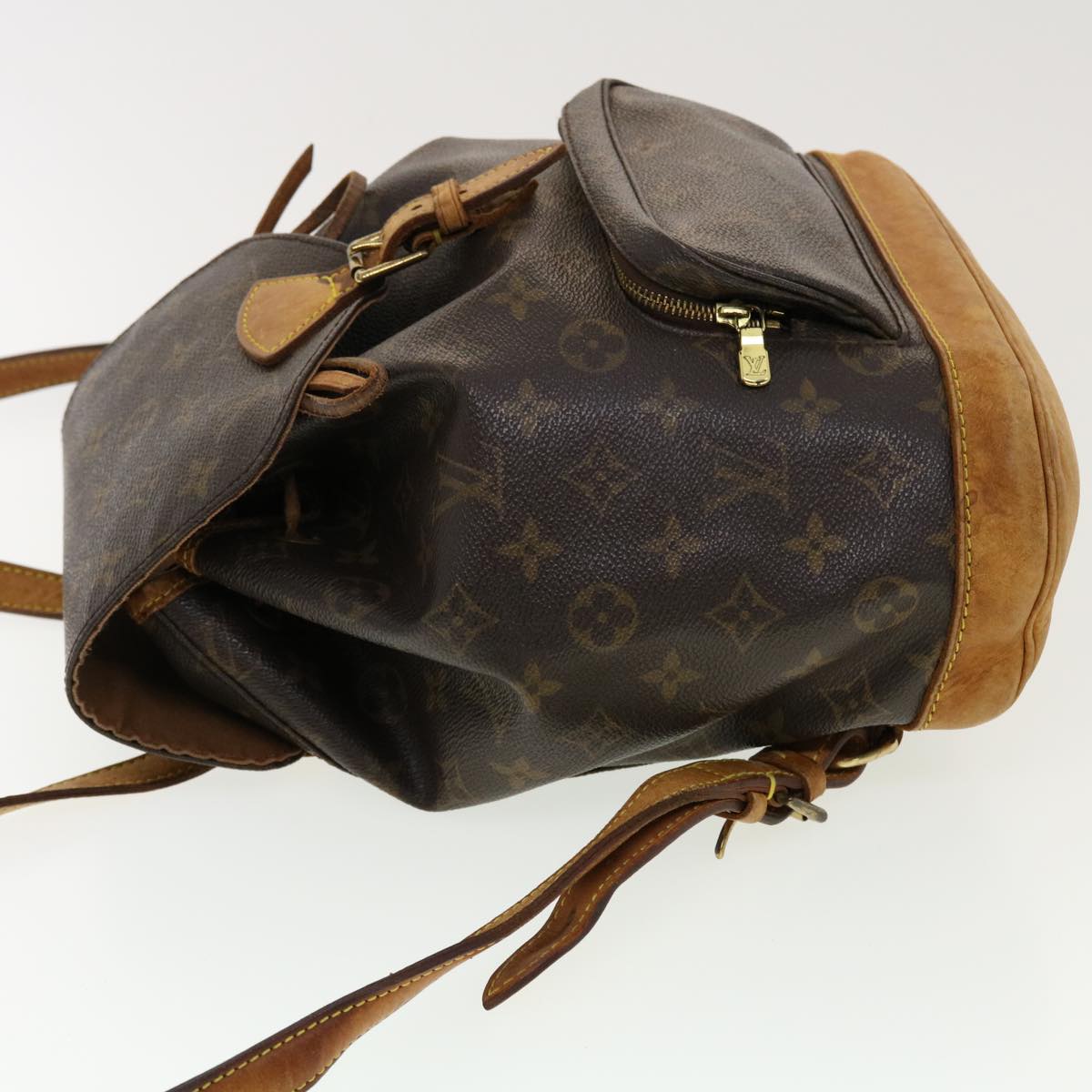 LOUIS VUITTON Monogram Montsouris MM Backpack M51136 LV Auth rd4820