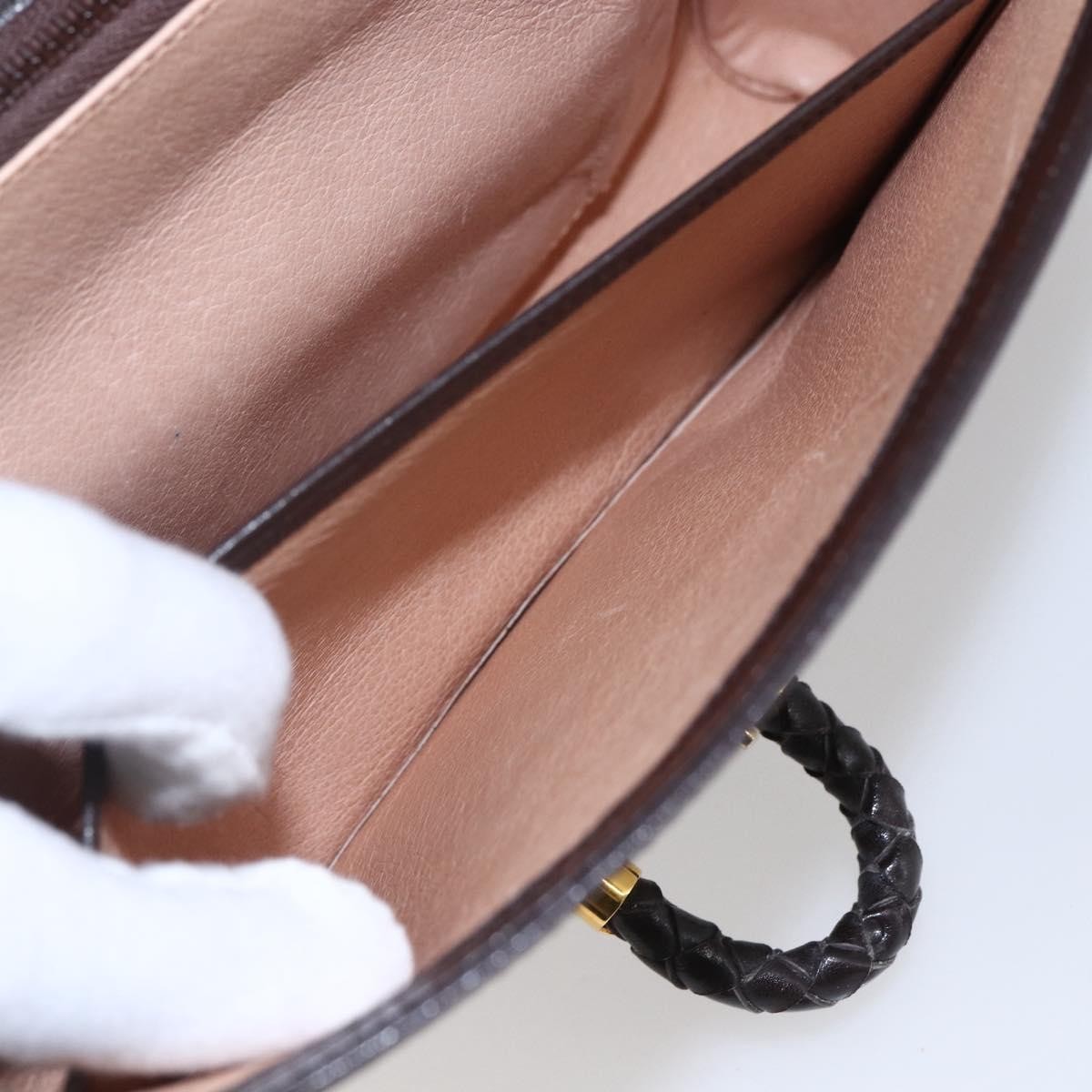 Gucci Shoulder Bag Leather Brown Leather Shoulder Bag Bag ( )