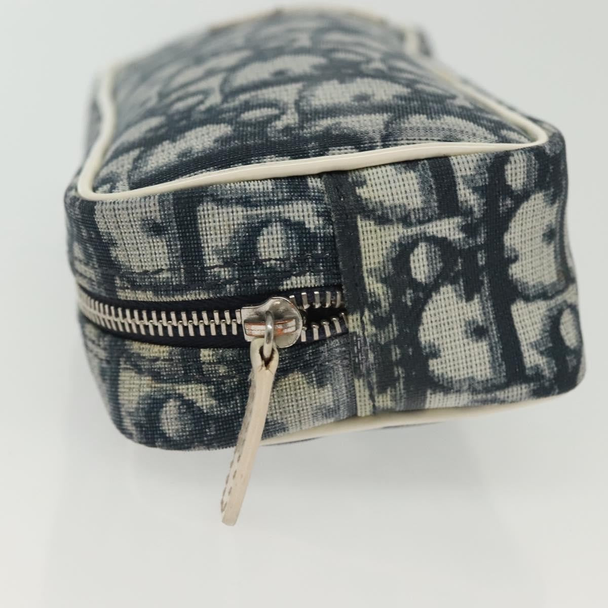 Christian Dior Trotter Pouch Diorissimo Canvas Navy Canvas Clutche & Pouche Bag ()