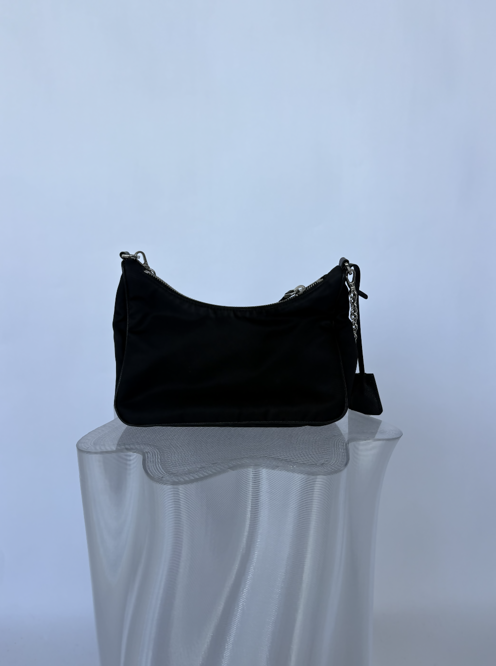 Prada Re-Editon 2005 Black Nylon Crossbody Bag - FULL SET