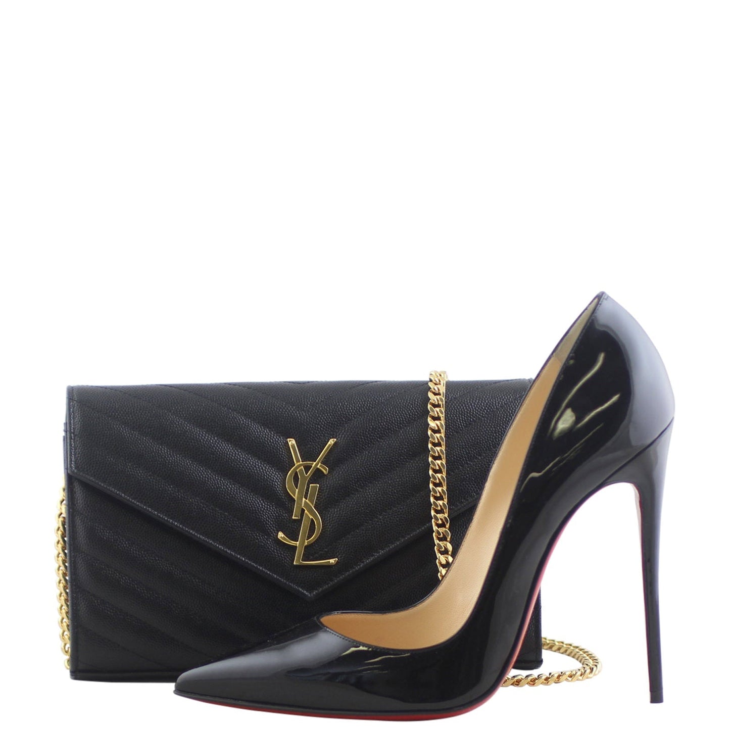 Saint Laurent Monogram Envelope Chain Wallet Medium