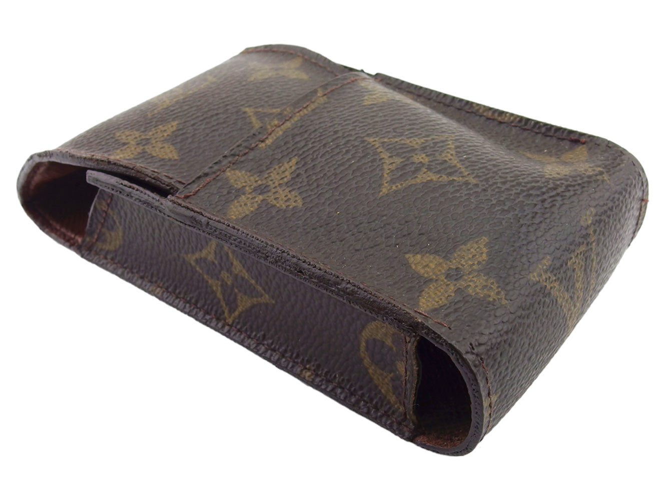 LOUIS VUITTON Cigarette case M63024 Brown beige Etui cigarette