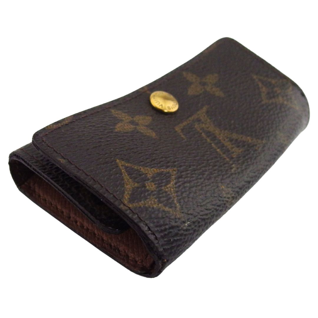 LOUIS VUITTON Key case Key holder M62631 Brown beige Multicles4